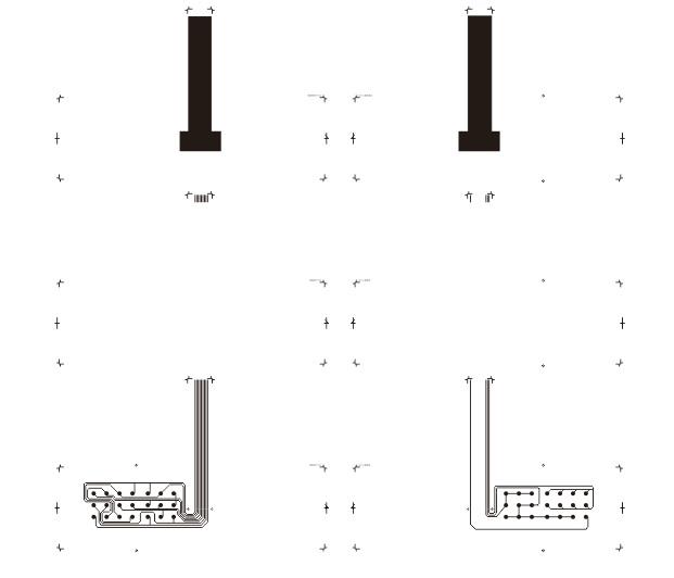 三相標(biāo)準(zhǔn)電能表薄膜面板線路菲林圖